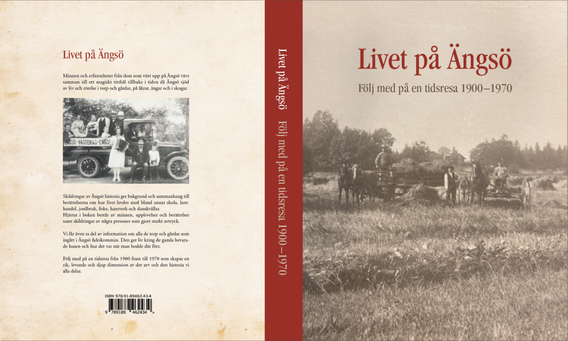 Omslagsbilden till boken om livet pa Angso 1900 1970